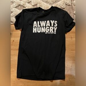 Feed Me Fight Me Black 'Always Hungry' Tee